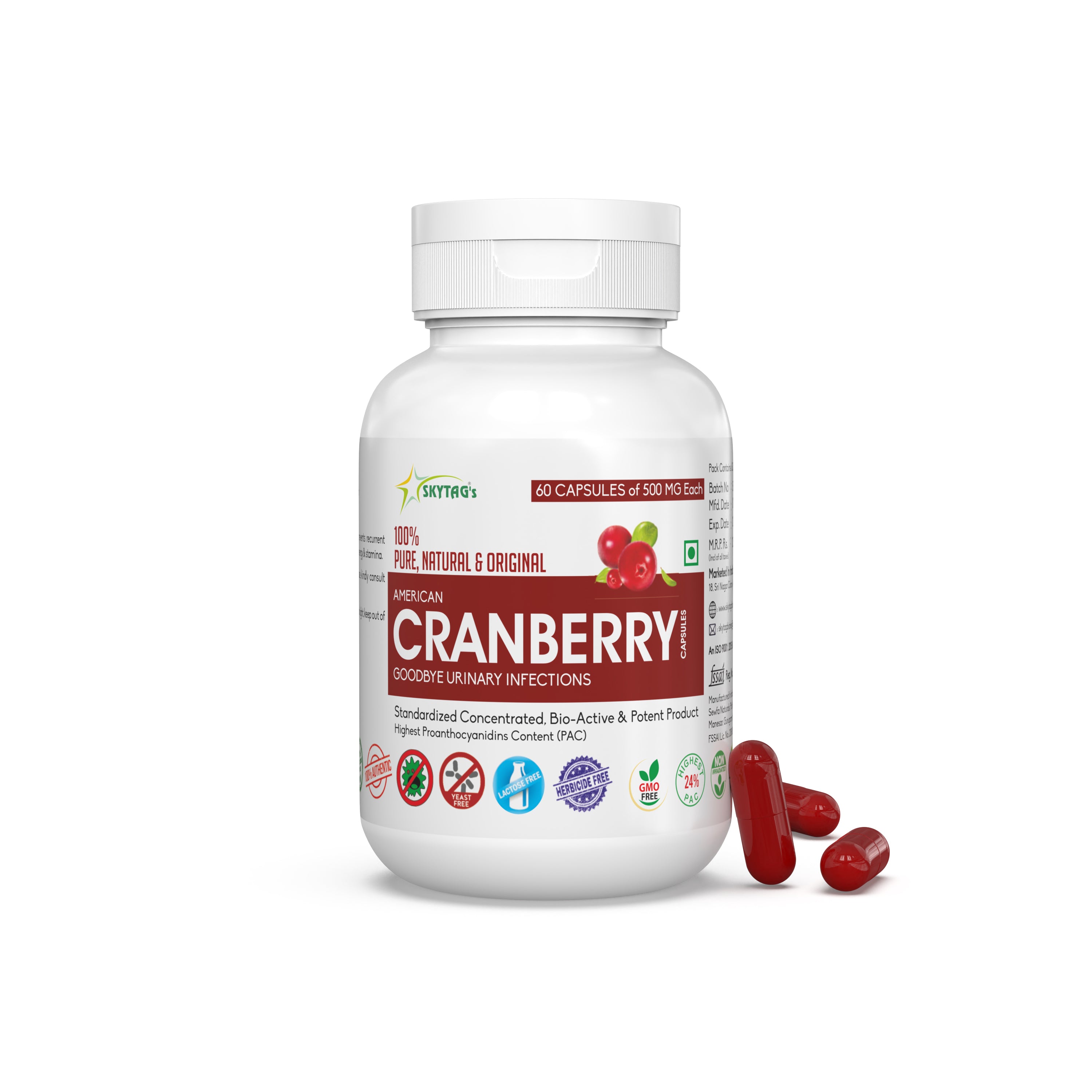 cranberry capsules for bladder infection