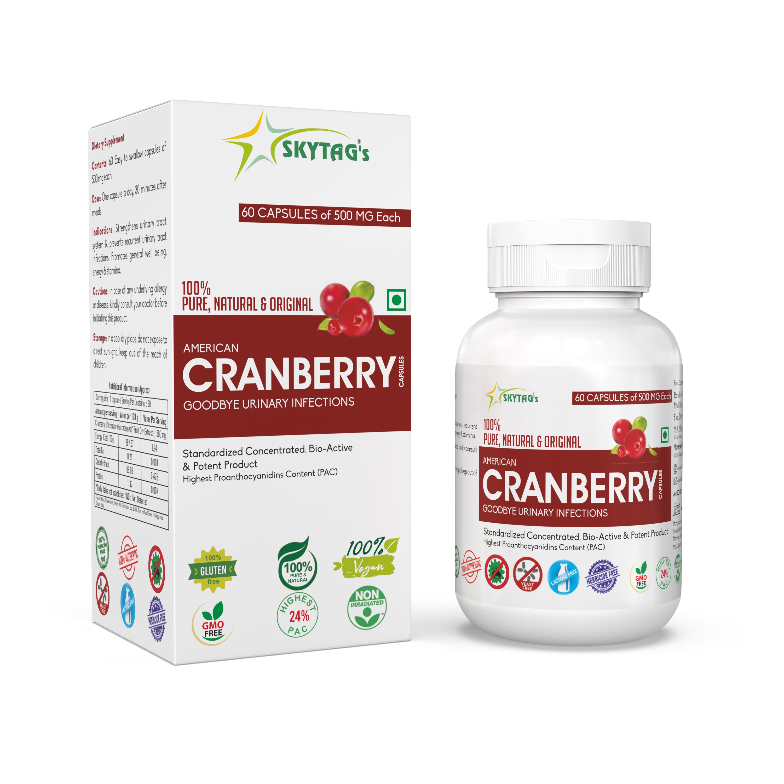 American Pure and Original Cranberry Capsules