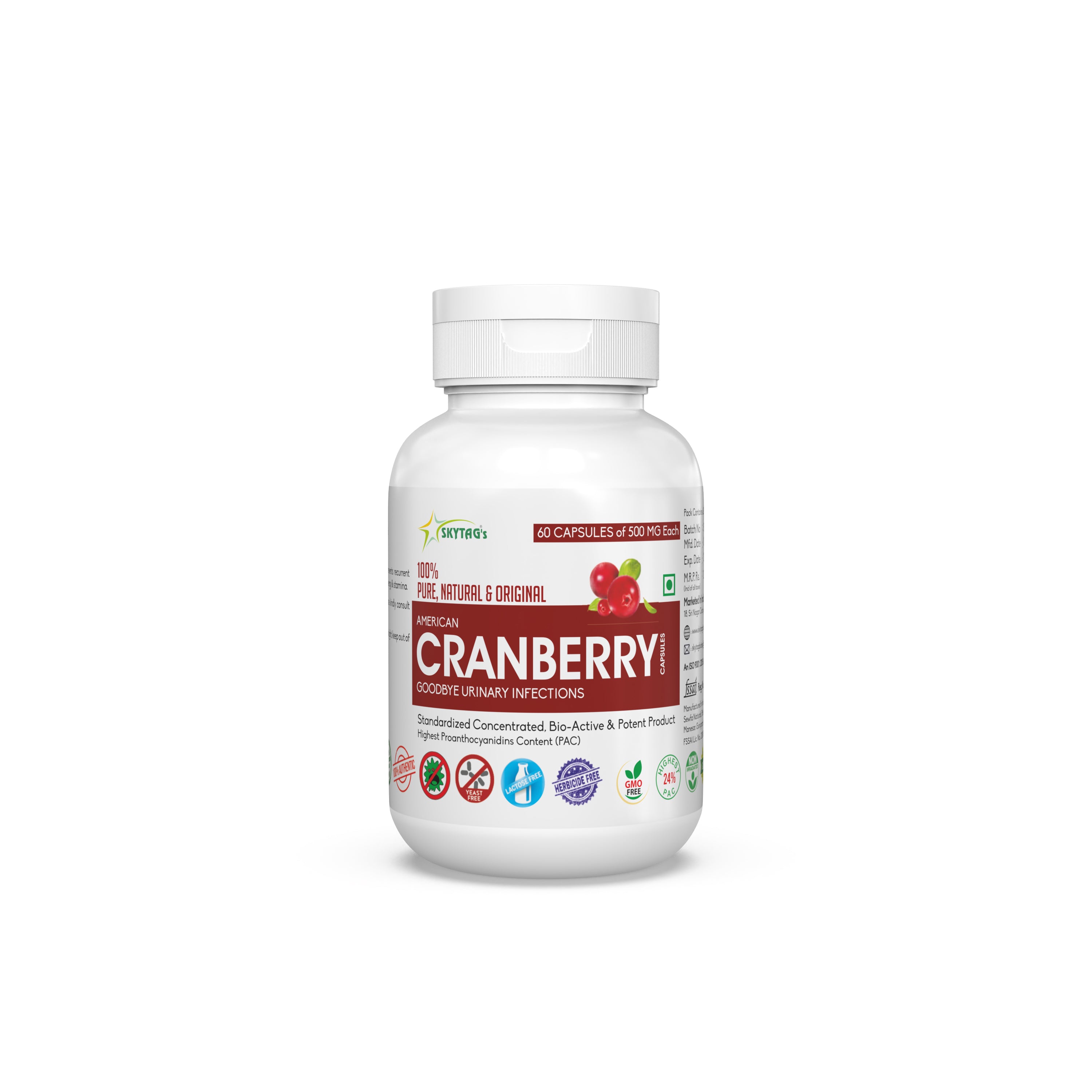 Pure and Original American Cranberry Capsules