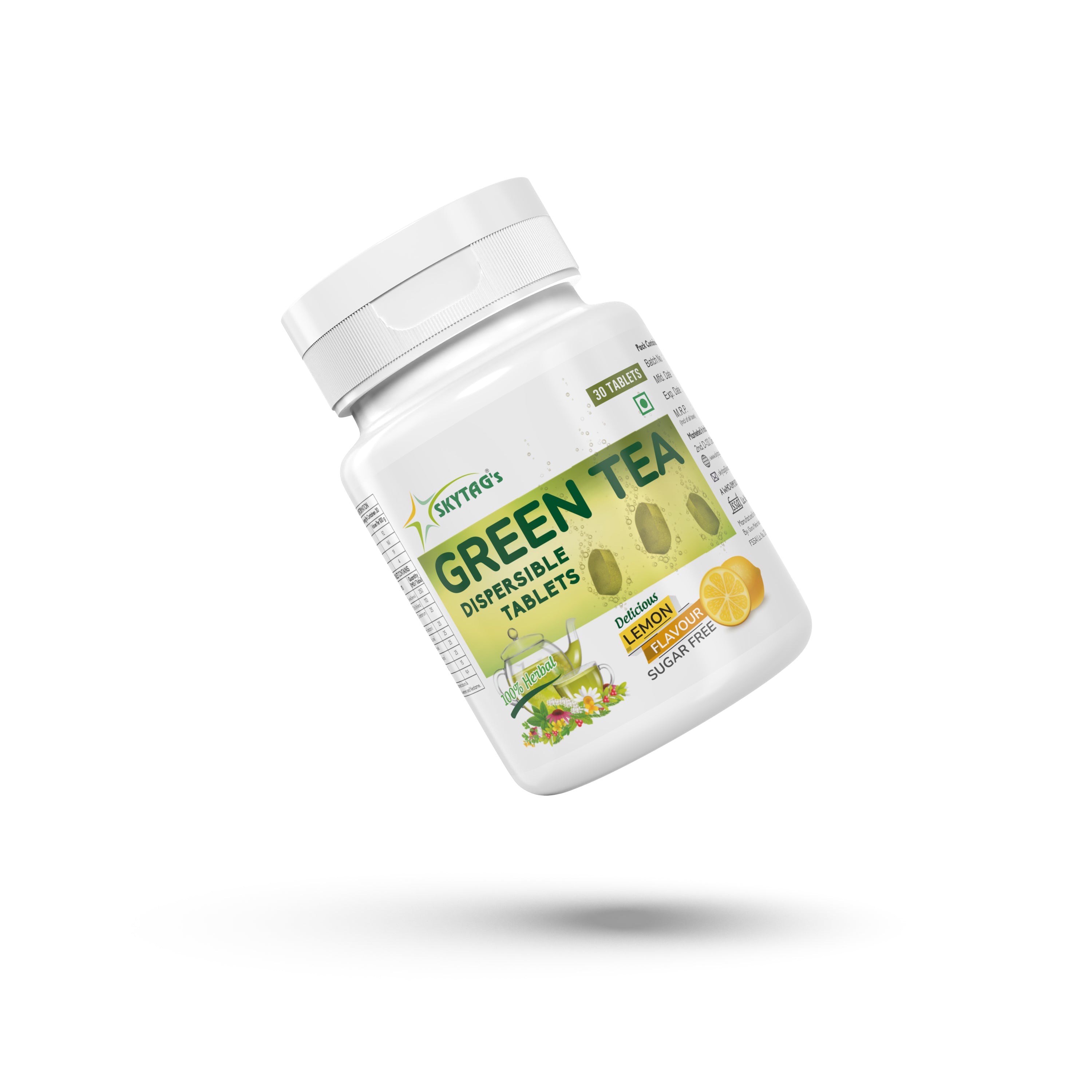 Herbal Green Tea Dispersible Tablets