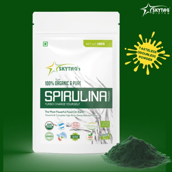 Organic Pure Spirulina Powder