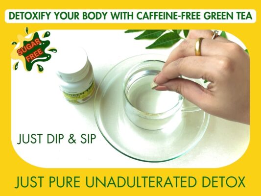 Green tea dispersible tablets